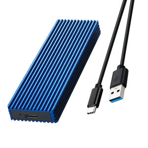 الألومنيوم M.2 NVME SSD محول الضميمة ، USB av/Gen 2 (10 Gbps) إلى NVME PCI-E M-Key محرك الحالة الصلبة الضميمة الخارجية - Product Image 4