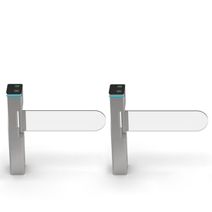 Torniquete de carril ancho Torniquetes Lector biométrico Control DE ACCESO Puerta de barrera oscilante completamente automática - Product Image 6