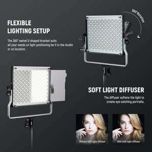 <span class=keywords><strong>NEEWER</strong></span> Upgraded 660 <span class=keywords><strong>PRO</strong></span> II RGB LED Video Light avec App Control & Stand Kit pour le streaming de jeux YouTube Photography - Product Image 6