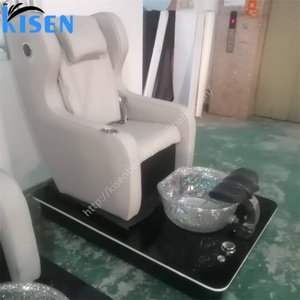 Fauteuil de pédicure spa de luxe KISEN, moderne, blanc, en promotion, pour salon de manucure - Product Image 5