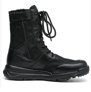 Botas de Combate de Verano TSB1102 Ligeras con Suela de EVA y Empeine de Malla de Cuero, Transpirables, Sin Cremallera Lateral, Zapatos de Malla - Product Image 2