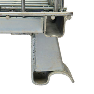 Ağır özelleştirilmiş katlanır istifleme metal stucking depolama kaynak çelik palet kutu - Product Image 4