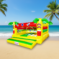 Château gonflable commercial à prix abordable en PVC, capacité 600 kg, garantie 3 ans, protection UV, ignifuge