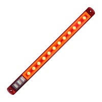 Barre lumineuse LED 18 pouces, STI avec indicateur de lueur au néon et feu de recul, feu de position led