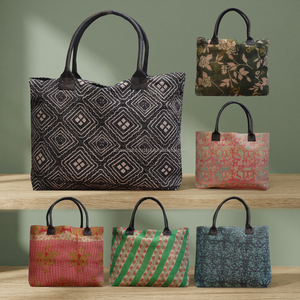 Indian Handmade Sari Kantha <b>Large</b> <b>Bags</b> - Product Image 4