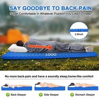 Matelas de camping gonflable portable, ultraléger, pliable, imperméable, matelas pneumatique pour le camping, la randonnée, l'alpinisme, les sports