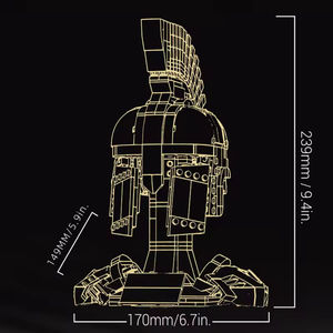 33900 MOC Casco de Pensamiento Creativo, Modelo de Película y Videojuego, Sets de Bloques de Construcción para Niños, 591 Piezas, Juguetes y Regalos - Product Image 5