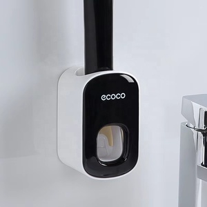 Yuyang Home Baño Montaje en pared Negro Gris Niños <span class=keywords><strong>Ecoco</strong></span> Dispensador automático de pasta de dientes - Product Image 1
