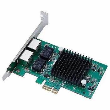 RJ45 Dual-Port PCIe 2.0 X1 Chip 82575