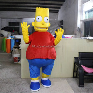 Funtoys fábrica profesional personalizado Simpsons familia mascota disfraz adulto tamaño personaje <span class=keywords><strong>de</strong></span> dibujos animados mascota disfraz para la venta - Product Image 4