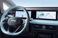 Mobil Listrik Bekas Geely Geometry E Firefly Terlaris Murah dengan Kemudi Kiri Ukuran Ban R16 Harga Terjangkau