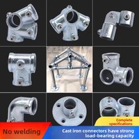 Colliers de serrage en acier poli haute pression pour structures extérieures et auvents 20/25mm