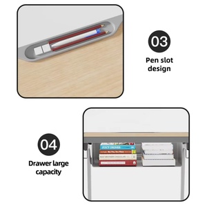 Bureau d'étudiant moderne en gros avec tiroir, mobilier personnalisable pour collège et appartement - Product Image 4
