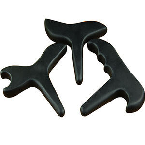 Outil de massage triangulaire en pierre Bian pour la thérapie des méridiens et le massage des points de pression du pied - Product Image 1