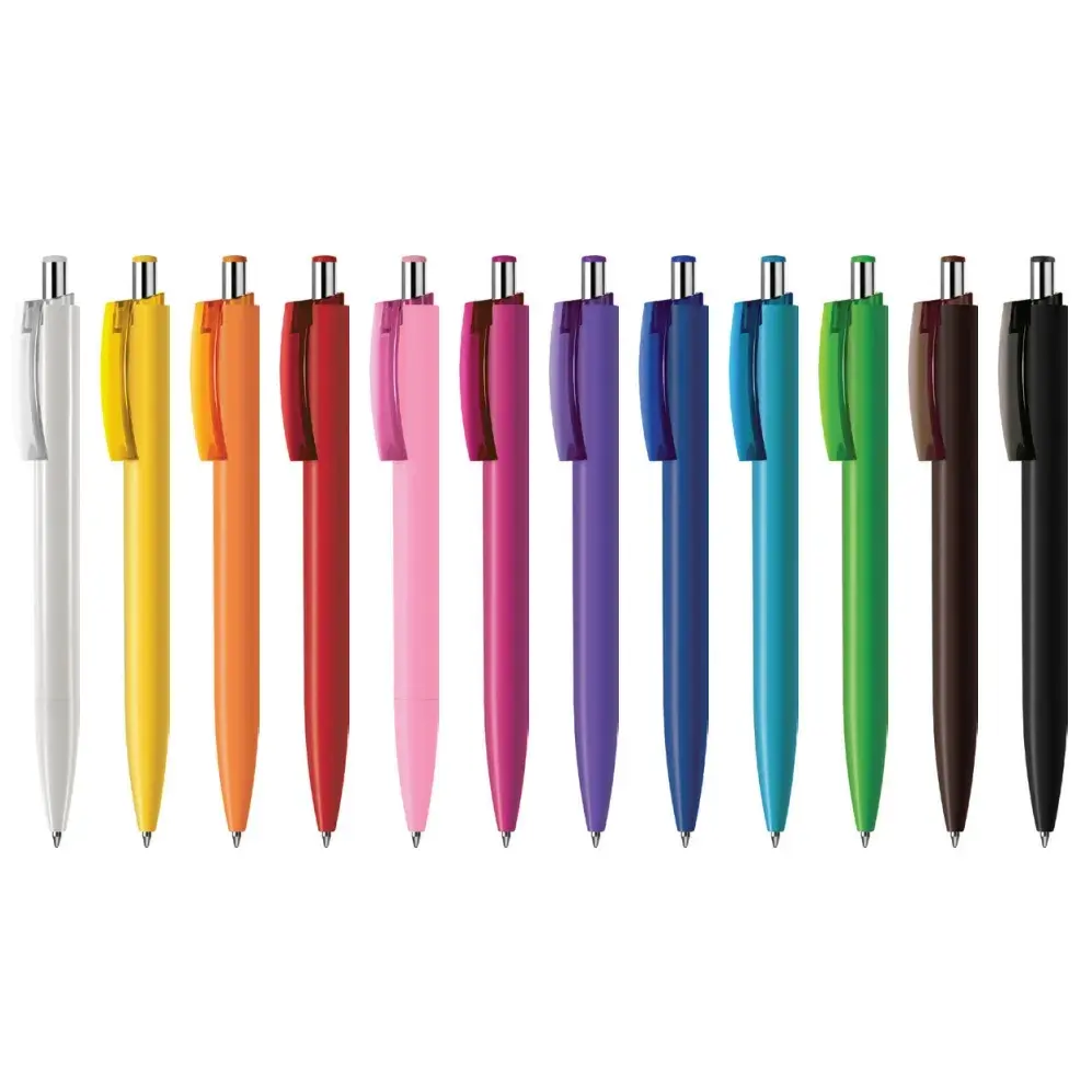 White, Yellow, Orange, Red, Pink, Fuchsia, Purple, Blue, Turquoise, Green, Brown, Black