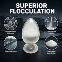 Granulés de floculant polyacrylamide non ionique marque Boyang, pureté 99%, concentration efficace 90% pour le traitement des fluides de forage