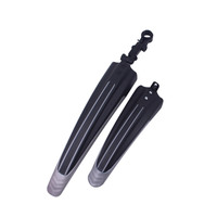 Garde-boue universel bicolore de 24 pouces pour vélo, protection contre les éclaboussures, garde-boue avant et arrière en plastique pour vélo de montagne et de route