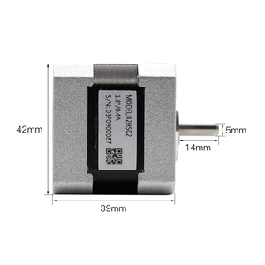 Wavetop-auto Nema17 2Phase Motor 42HS02 0.22N.m Shaft Dia.5mm ความยาว 14 มม.สำหรับเครื่องตัดแกะสลัก - Product Image 3