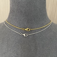 Collier pendentif en argent 925, simple et polyvalent, accessoire de mode quotidien adapté aux hommes et aux femmes