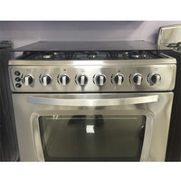 Cuisinière à gaz Cuisinière autoportante Four avec haut pied réglable