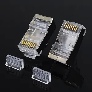 Cabo conector de rede rj11 rj45, conector de ethernet cat5 cat5e cat6 cat6a cat7 cat 7 utp amp ethernet com 15u