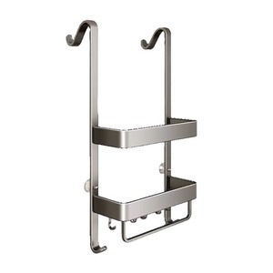 Carrito de <span class=keywords><strong>ducha</strong></span>, puerta colgante, organizador de <span class=keywords><strong>ducha</strong></span> a prueba de herrumbre, organizador de baño sin perforación, estantes de <span class=keywords><strong>ducha</strong></span> <span class=keywords><strong>con</strong></span> ganchos - Product Image 1