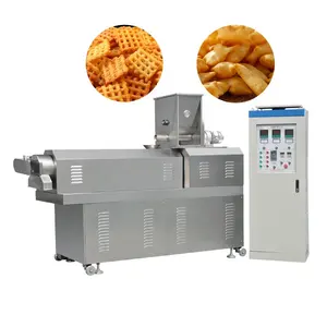 Jinan Shengrun Hot Selling Twin Screw Doritos Chips Machine Machines Automatic Fried Snacks Production Line