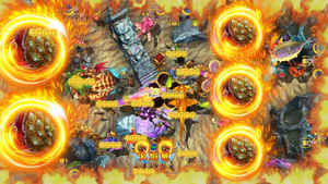 ตู้เกมตู้ดับเพลิง Kylin <span class=keywords><strong>3</strong></span>คอนโซลวิดีโอเกม2ที่นั่งตู้เกมสนุกนักล่าปลา - Product Image 4