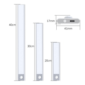 Rechargeable Wireless Motion <strong>Sensor</strong> Closet <strong>Light</strong> LED Under Cabinet <strong>Light</strong> with Aluminum Luminous White Magnet <strong>Dark</strong> Mah