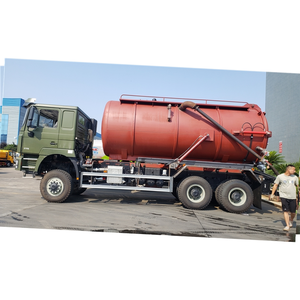 รถดูดสิ่งปฏิกูล SHACMAN HOWO 6x6 รถดูดสิ่งปฏิกูลแบบสุญญากาศ (ถังเก็บของเสีย 10 กิโลลิตร) - Product Image 4