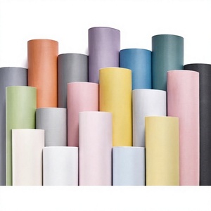 วอลเปเปอร์<span class=keywords><strong>ติด</strong></span>ผนัง PVC ลายสแกนดิเนเวียนสีพาสเทลแบบมีกาวในตัว ปิดรอยตำหนิ สติ๊กเกอร์<span class=keywords><strong>ติด</strong></span>ผนังลายนูน ตกแต่งห้องนอน - Product Image 1