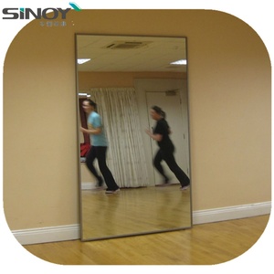 5mm 6mm Thick <b>Vinyl</b> Backed Safety Gym Mirror for Gym and Fitness Club - Product Image 1