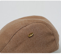 Casquette de style britannique réversible unisexe à visière courte, casquette plate, béret, chapeau de peintre pour l'automne, l'hiver, les voyages et le quotidien