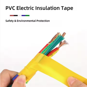 High Voltage Insulation Acrylic Adhesive Waterproof Single Sided Pressure Sensitive PVC Electrical <strong>Tape</strong> No Printing for Carton - Product Image 5