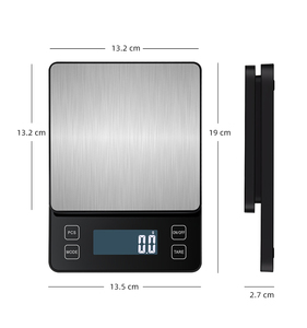Báscula Digital de Cocina 5kg 10kg 0.1g de Precisión, Báscula Electrónica para Alimentos, con Batería, Pantalla Inteligente - Product Image 5