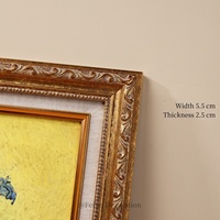 Peintures de paysages et de fleurs de Van Gogh, impression haute définition, art mural suspendu, cadre en bois, toile de luxe, décoration de la maison, mariage