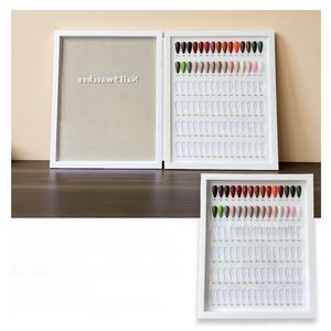 Livre <span class=keywords><strong>d</strong></span>'échantillons de vernis à ongles de luxe personnalisé 90/180 couleurs, album de présentation anti-poussière, nuancier de vernis gel premium, vente en gros directe usine - Product Image 3