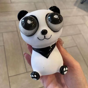 Nouveauté créative : Jouet en vinyle à yeux bouffants en forme d'animal, adorable panda anti-stress à presser pour garçons et filles - Product Image 5