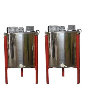 6 frame motor reversible radial bee honey processing machine extraction spinner used honey extractor for sale