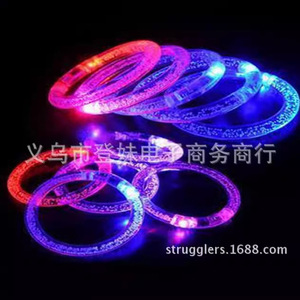 Light Up Acrylic Bracelets Colorful LED <b>Flash</b> Bracelet <b>Toys</b> For Birthday Party Youth Durable Plastic Cheer Props - Product Image 5