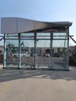 Système de façade murale courbée pour balcon, revêtement extérieur pour immeuble commercial de grande hauteur