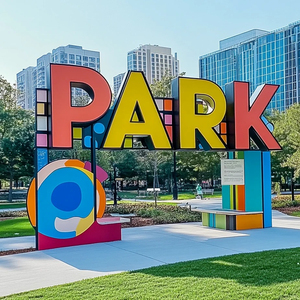 מכתב אפקט אור תלת-ממדי חיצוני הוביל אור ניאון אור אור אור neon עיצוב לוח מנורת לוח - Product Image 1