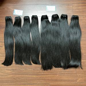 Extensions de cheveux naturels raides vietnamiens Super Double Drawn qualité cheveux crus en longueur personnalisée bons faisceaux pour faire des perruques de cheveux - Product Image 4