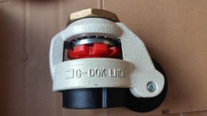 Roues à roulettes en nylon robustes GD40S GD60S GD80S GD100S avec tige de nivellement rétractable Fuma Casters - Product Image 4