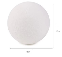 Prix d'usine en Chine Mini lampe de nuit lune rougeoyante 3D 12-24cm