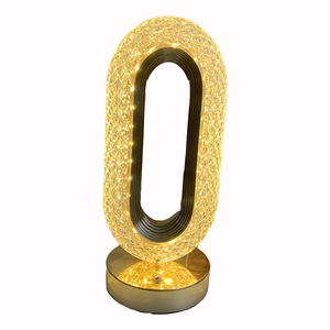 Wholesale Smart Home Products Luxury High-End Crystal <b>Table</b> <b>Lamp</b> Simple <b>Rechargeable</b> Night Light Internet Celebrity Decorative - Product Image 1