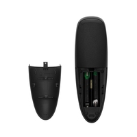 Prix de gros G10S Pro rétro-éclairé 2.4G sans fil Voice Air Mouse Android TV Box décodeur utilisant la télécommande universelle d'apprentissage IR