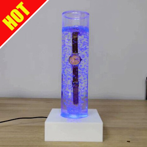 Máy tính để bàn <span class=keywords><strong>Acrylic</strong></span> hiển thị không thấm nước đứng biểu tượng tùy chỉnh với LED chiếu sáng quảng cáo ánh sáng hộp hiển thị đứng giá - Product Image 2