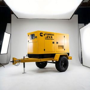 Générateur diesel Cummins 100 kVA sur remorque, assurant une électricité continue pour les grands événements et l'industrie, démarrage à distance ATS - Product Image 2