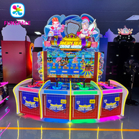 Nouveau parc d'attractions installation quatre joueurs grand écran HD jeu vidéo à pièces jeu pistolet tir Arcade Machine